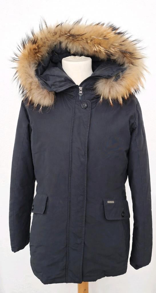 Woolrich Arctic Parka Dames XL – FW2017, Ophalen of Verzenden, Zo goed als nieuw, Maat 46/48 (XL) of groter, Blauw