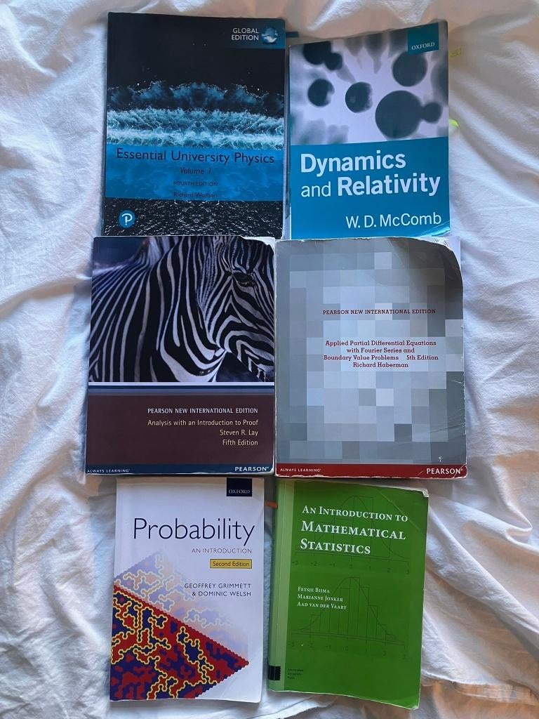 boeken wiskunde en natuurkunde, Boeken, Studieboeken en Cursussen, Ophalen of Verzenden, Beta, Gelezen, WO