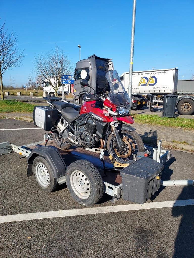 Kantelbare Trailer voor motorfiets, Auto diversen, Aanhangers en Bagagewagens, Ophalen of Verzenden