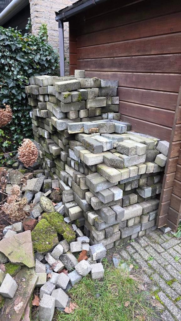 Partij gebruikte klinkers, Gebruikt, Klinkers, Beton, 5 tot 10 m²