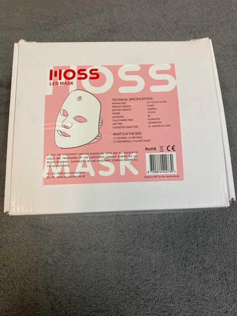 Led licht therapie masker, Ophalen of Verzenden