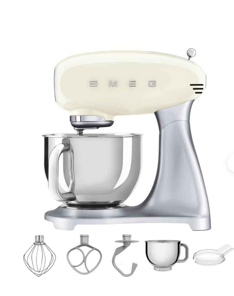 SMEG keukenmachine SMF03CREU nieuw, 4 liter of meer, Service@smeg.nl, Nieuw, 3 snelheden of meer