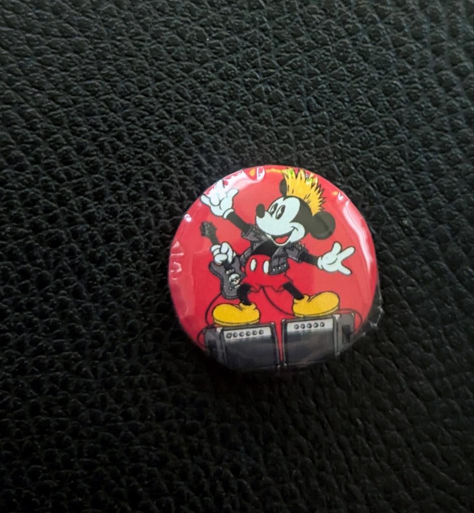Disney Mickey Mouse Button/Pin/Badge - 25mm, Ophalen of Verzenden