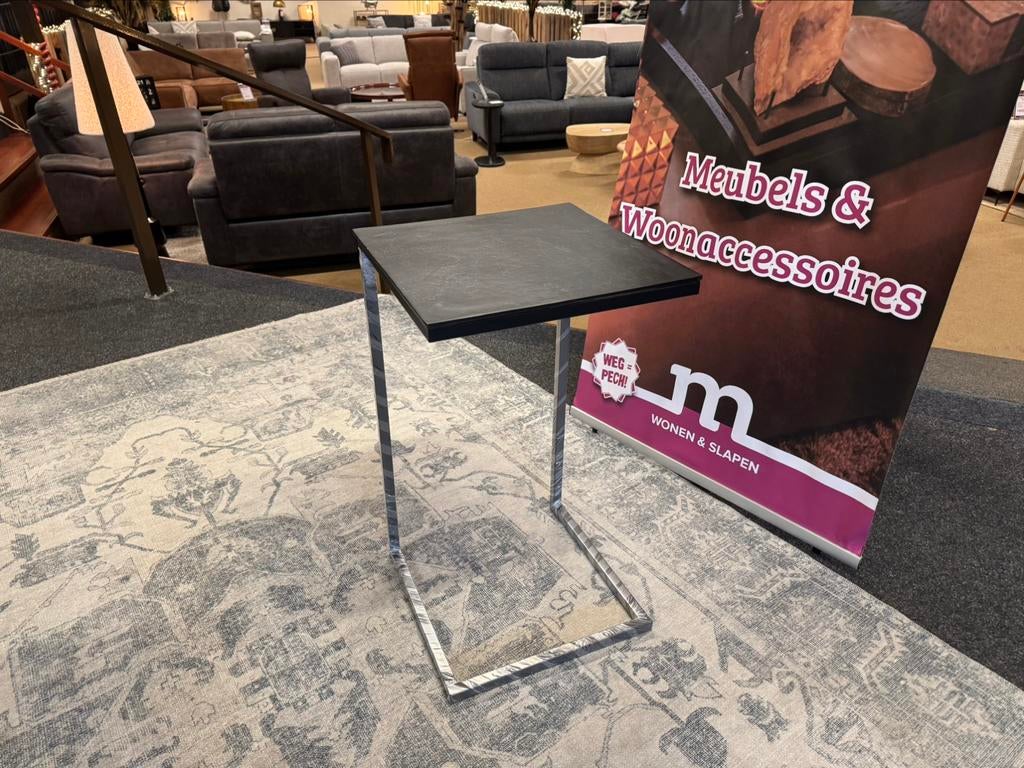 Bijzet/Laptoptafel €59,- Zwart Direct/leverbaar B-150