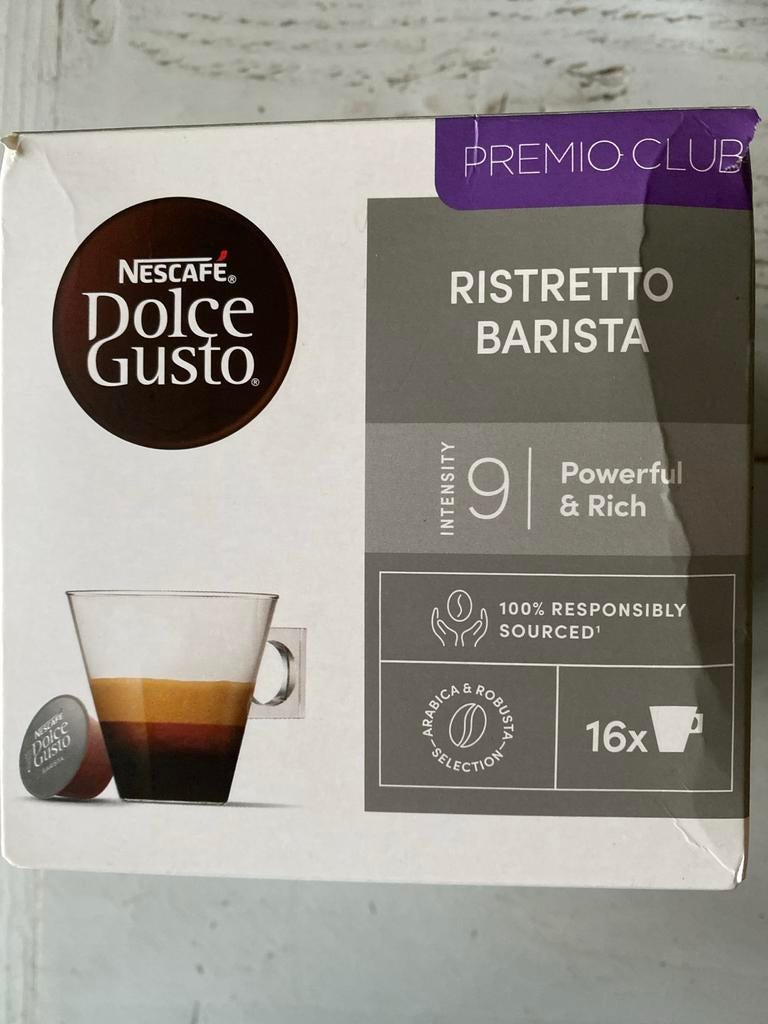 Nescafé Dolce Gusto Ristretto Barista XL Koffiecups, Witgoed en Apparatuur, Koffiezetapparaten, Koffiepads en cups, Overige modellen
