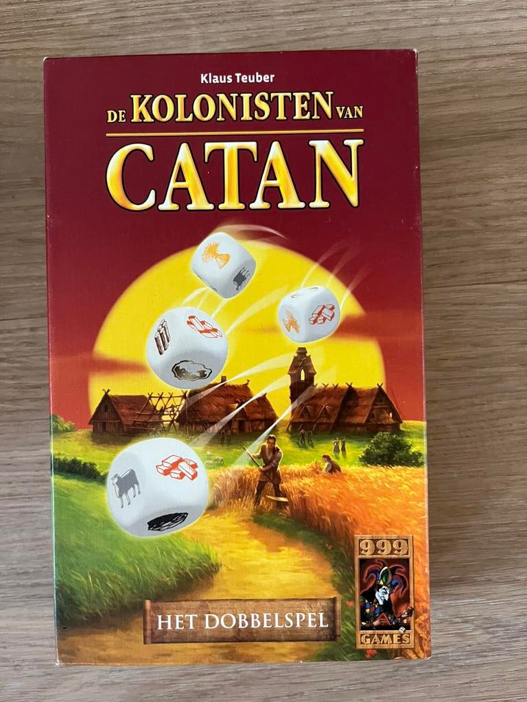Dobbelspel Kolonisten van Catan, Een of twee spelers, Ophalen of Verzenden, Gebruikt