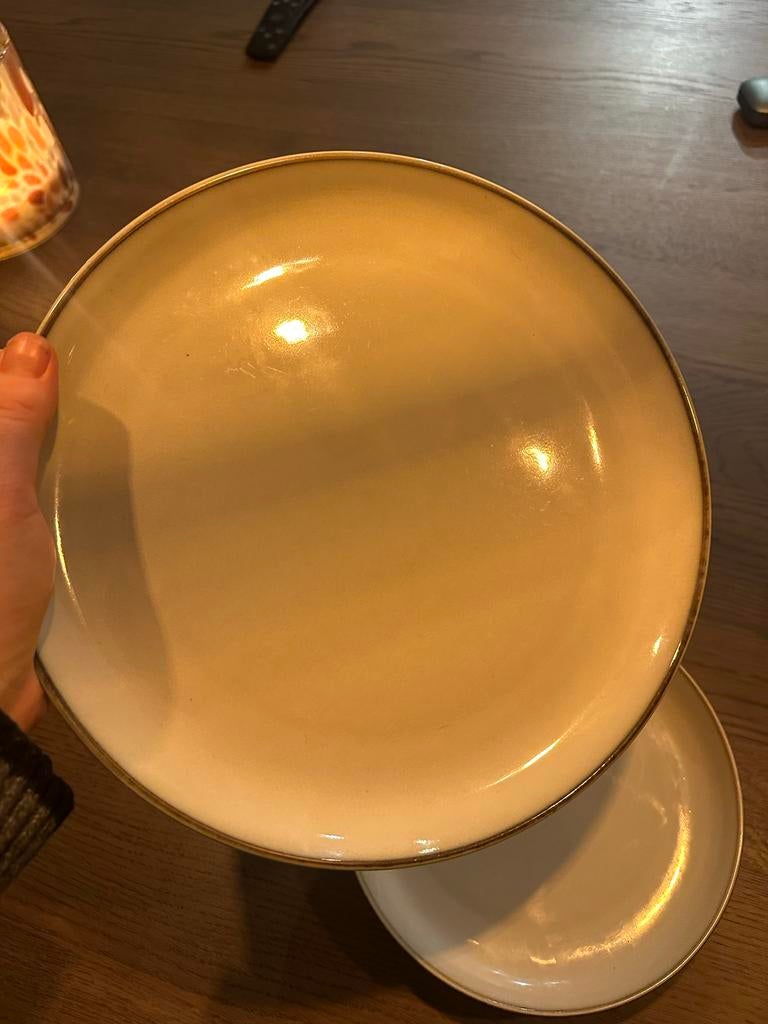 IKEA Gladelig Servies - 11 Delig, Huis en Inrichting, Keuken | Servies, Ophalen, Zo goed als nieuw, Effen, Aardewerk