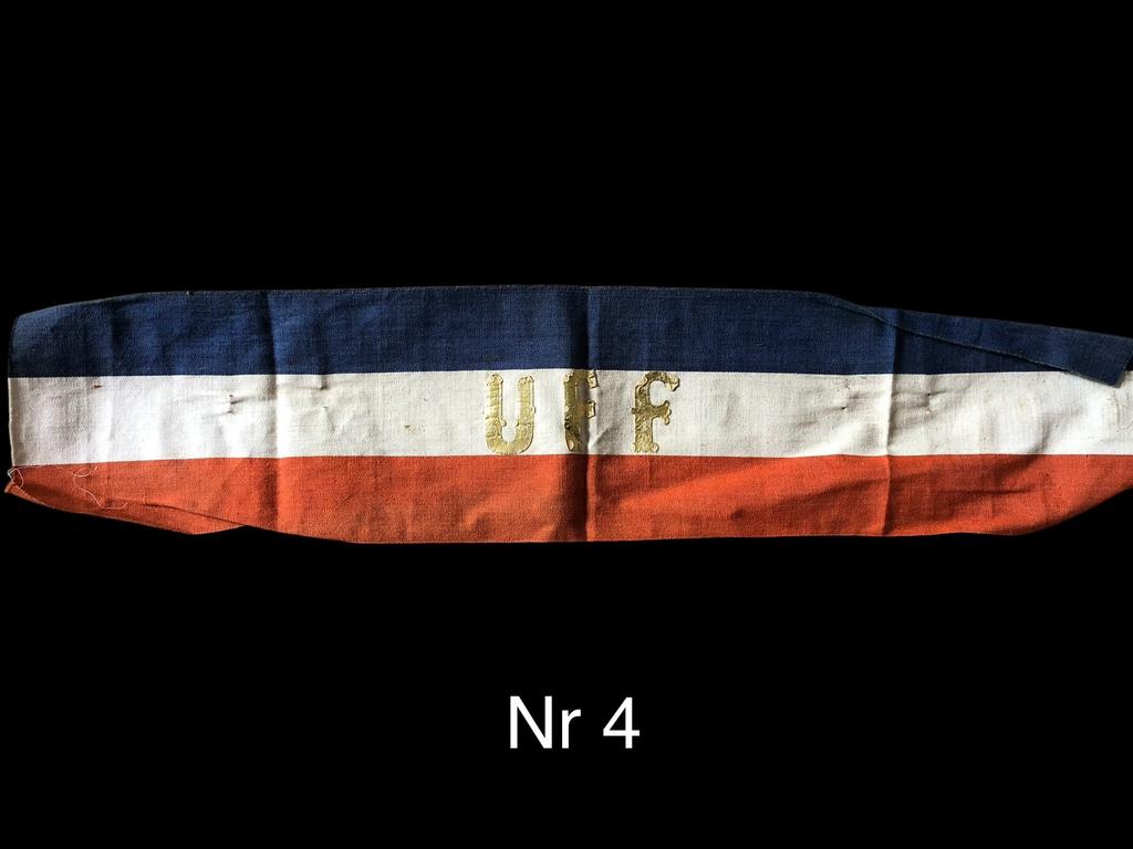 Pre-War/WW2 Franse UFF armband (4), Verzamelen, Militaria | Tweede Wereldoorlog, Ophalen of Verzenden, Overige gebieden