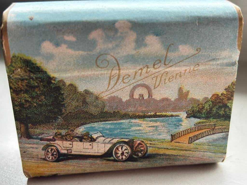 Oude Demel Vienne Chocolade Reclame Blik, Ophalen of Verzenden, Gebruikt, Overige, Overige merken