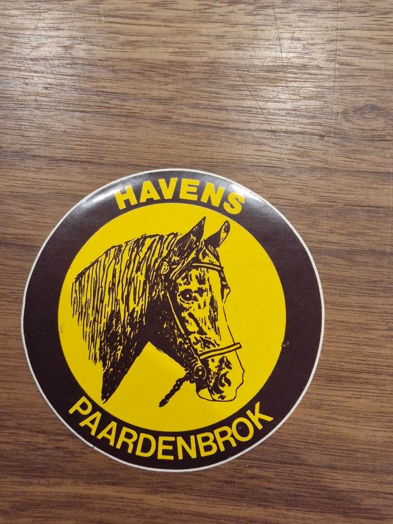 4981 Sticker Havens Paardenbrok, Ophalen of Verzenden, Zo goed als nieuw