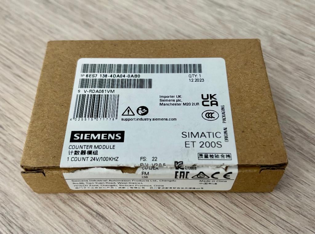 SIEMENS - ET 200S - Counter Module - 6ES7138-4DA04-0AB0, Hobby en Vrije tijd, Ophalen of Verzenden, Nieuw