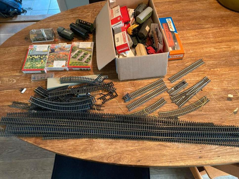 Fleischmann H0 Modelbouw Restpartij - ruilen N mogelijk, Hobby en Vrije tijd, Modeltreinen | H0, Gebruikt, Gelijkstroom, Fleischmann