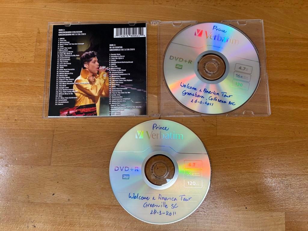 Prince live Welcome to America Tour, Cd's en Dvd's, Ophalen of Verzenden, Gebruikt