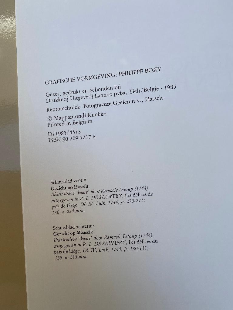 Limburg in kaart en prent / 1985, Overige atlassen, Ophalen of Verzenden, Zo goed als nieuw, 1800 tot 2000