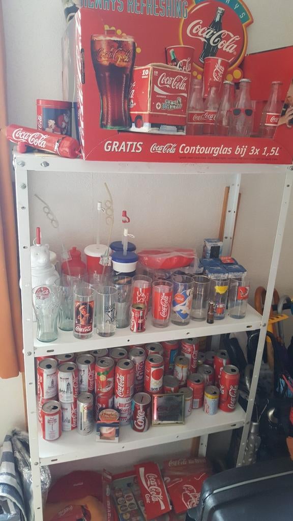 Coca Cola Verzameling alles in 1 koop, Ophalen of Verzenden, Gebruikt, Verpakking