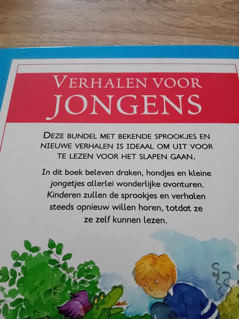 Verhalen voor Jongens - Sprookjesbundel, Ophalen of Verzenden, Zo goed als nieuw, Onbekend, Sprookjes