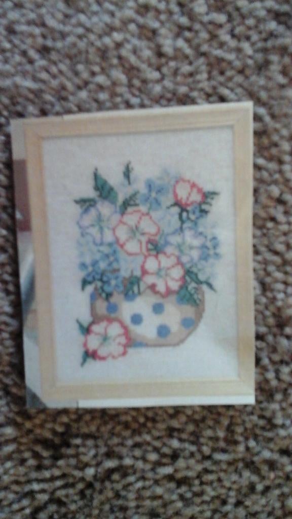 Patroon schilderij in kruissteek, Hobby en Vrije tijd, Ophalen of Verzenden, Zo goed als nieuw, Handborduren, Patroon