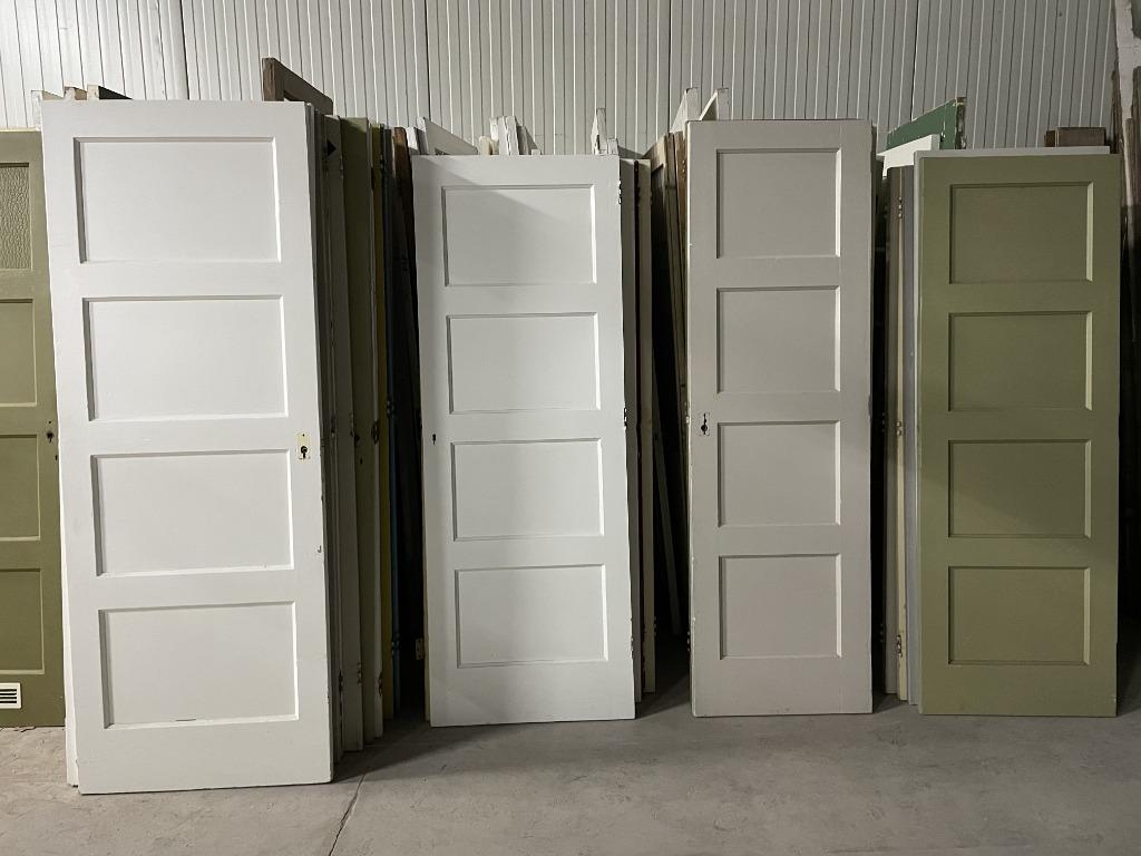 200 stuks Bruynzeel paneeldeuren 4 vlaks (zie omschrijving), Doe-het-zelf en Verbouw, Ophalen, Gebruikt, Bruynzeel, Minder dan 80 cm