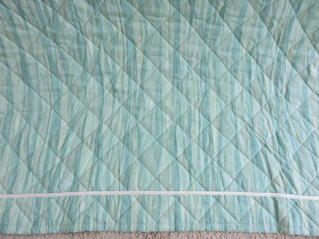 Gabel sprei Vera groen 260x270 cm, Tweepersoons, Ophalen of Verzenden, Groen, Deken of Dekbed