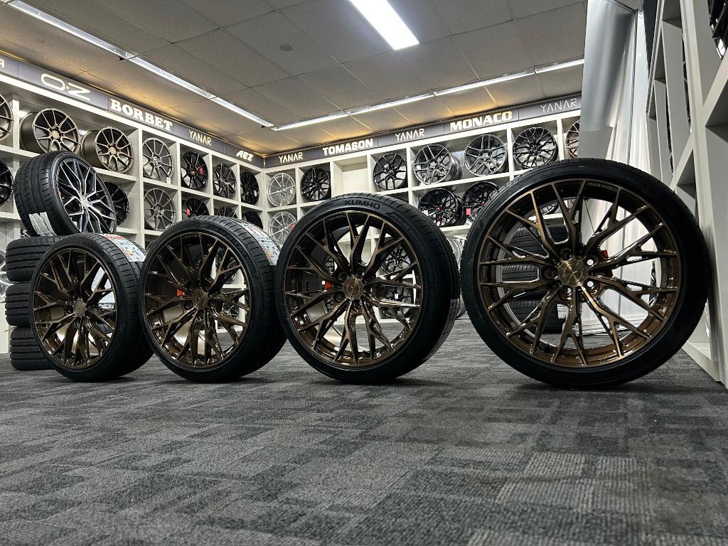 YANAR DNZ-20 VELGEN 18 INCH 5X100 VOOR AUDI A1 VW POLO IBIZA, Auto-onderdelen, Banden en Velgen, 18 inch, 215 mm, Banden en Velgen