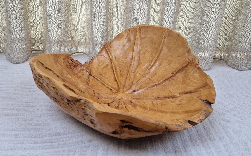 grote houten schaal van PTMD, Huis en Inrichting, Ophalen, Rond, Hout