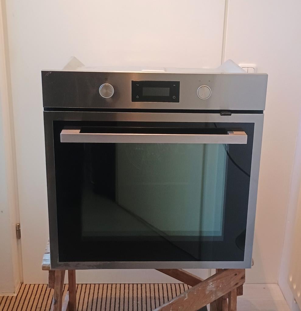 Ikea inbouw heteluchtoven ANRÄTTA 604.117.20 FXJM6 40-2018, Gebruikt, Ophalen of Verzenden, Oven met grill, Inbouw