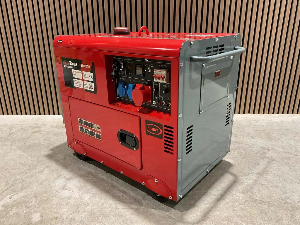 UltraToolz UT-DG5000W Diesel Stroomgenerator nieuw in doos‼️, Ophalen, Dieselolie, Geluidgedempt, Nieuw