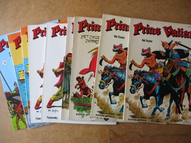 adv8837 prins valiant, Boeken, Stripboeken, Eén stripboek, Ophalen, Gelezen