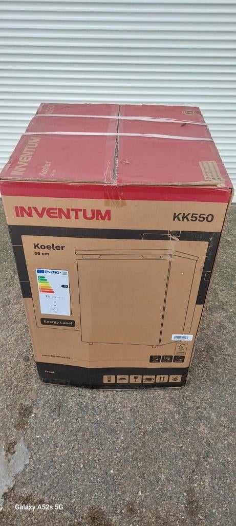 Inventum Koeler Wit 55 cm Nieuw, Witgoed en Apparatuur, 85 tot 120 cm, Zonder vriesvak, Euromaxx, 100 tot 150 liter