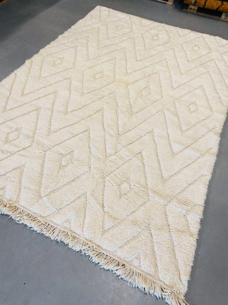Uitverkoop Berber vloerkleed Marokkaanse Kleed Sale, 150 tot 200 cm, Ophalen of Verzenden, Rechthoekig, Crème