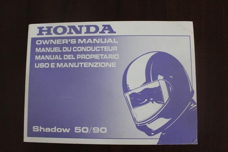 Honda Shadow 50 / 90 1997 scooter owner's manual, Ophalen of Verzenden, Gebruikt