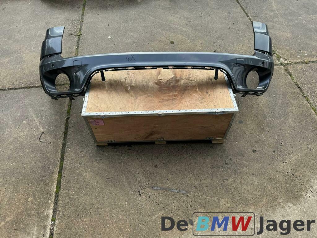 Achterbumper platinum gray BMW X5 E70 LCI 51127227763, Gebruikt, Ophalen of Verzenden, Achter, Bumper