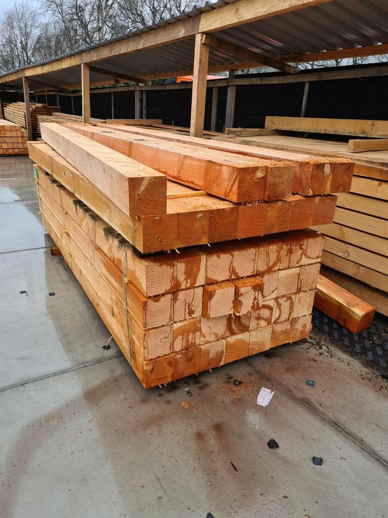 Douglas palen 120x120 - Diverse lengtes, Ophalen of Verzenden