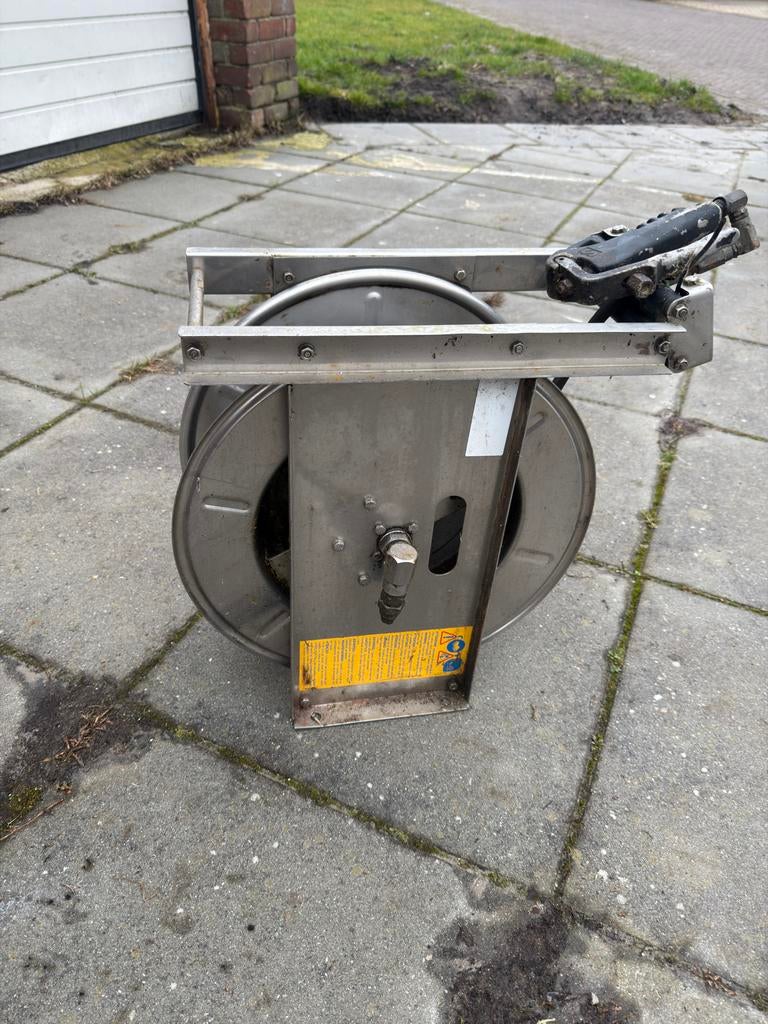 RVS Automatische Vetspuit Oproller, Ophalen of Verzenden
