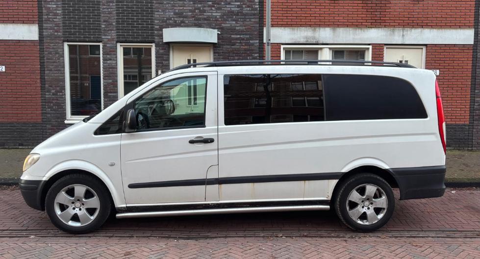 Mercedes-Benz Vito V6 2009 AUTOMAAT Wit (camper in aanbouw)., Caravans en Kamperen, Automaat, Buscamper of Camperbus, Tot en met 2