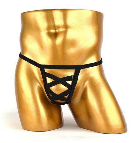Heren touwen g-string / string rode zwarte witte tanga, Kleding | Heren, Ondergoed, Slip, Overige kleuren, Verzenden