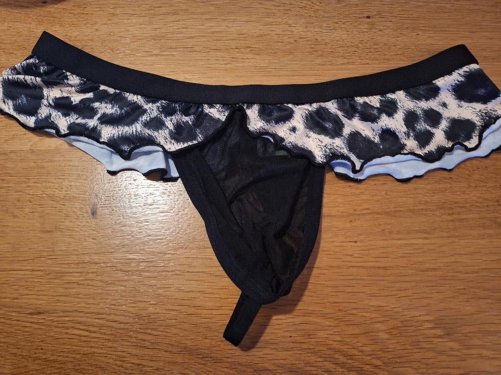 sexy herenstring maat xxl, Ophalen of Verzenden, Zwart, Overige typen