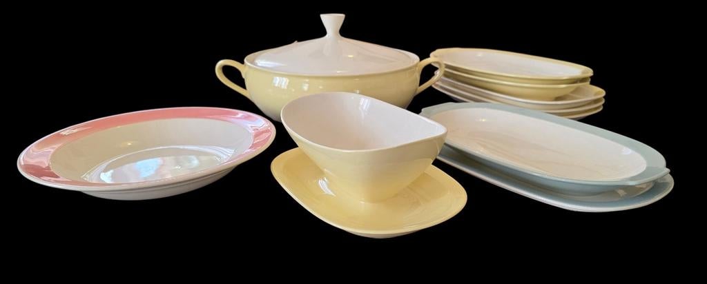Petrus Regout Sphinx Servies - Pastelkleuren, Ophalen of Verzenden