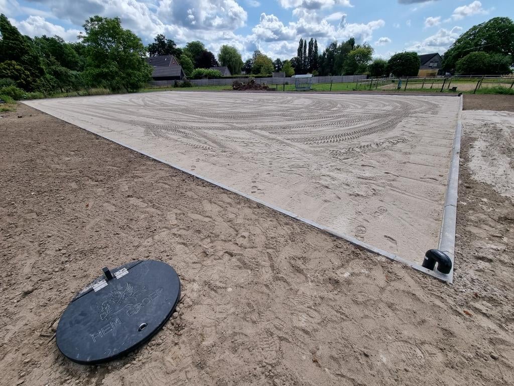 HEM GROEP Sportbodems paardenbak zand egaliseren polyvlokken
