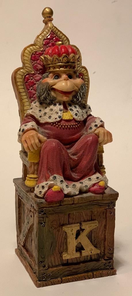 Efteling Laaf Collectie Koning Zeldzaam Verzamelobject 1998, Ophalen of Verzenden, Zo goed als nieuw, Beeldje of Poppetje
