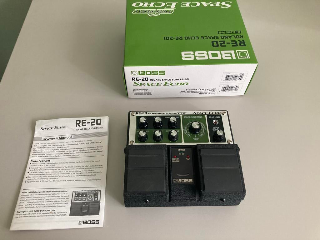 Boss RE-20 Space Echo, Muziek en Instrumenten, Effecten, Ophalen of Verzenden, Zo goed als nieuw