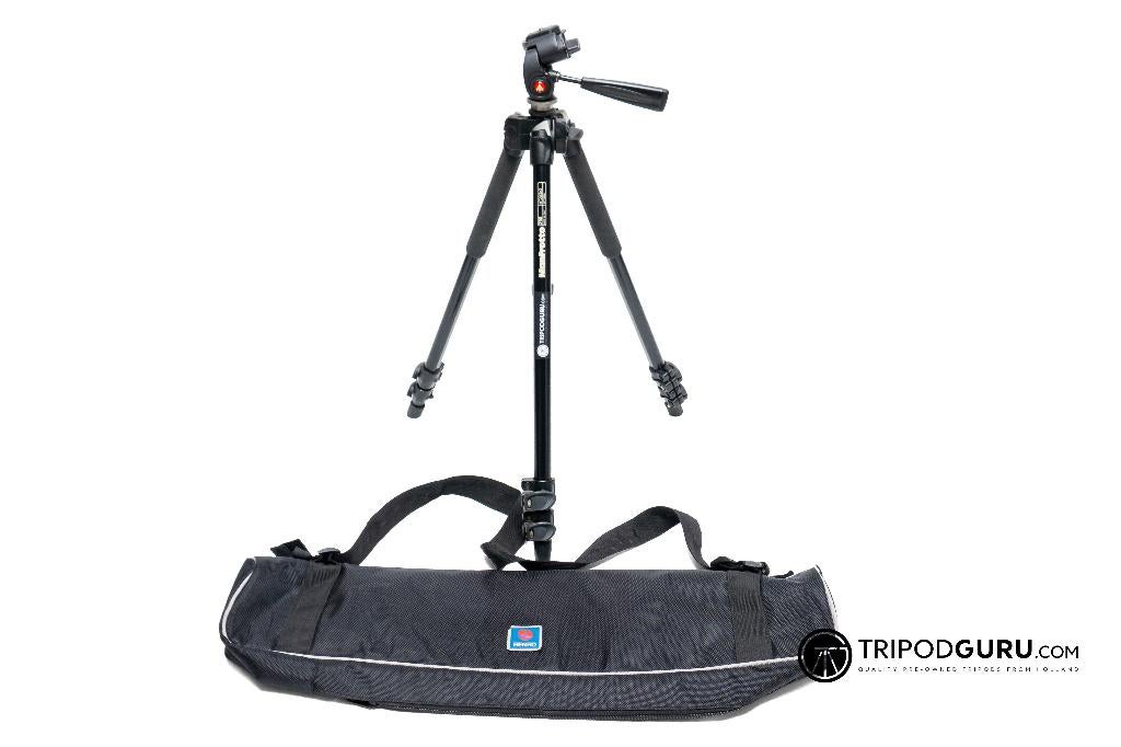 Manfrotto MT293A3 statiefkit met tas, Audio, Tv en Foto, Fotografie | Statieven en Balhoofden, Gebruikt, Driepoot, Minder dan 150 cm