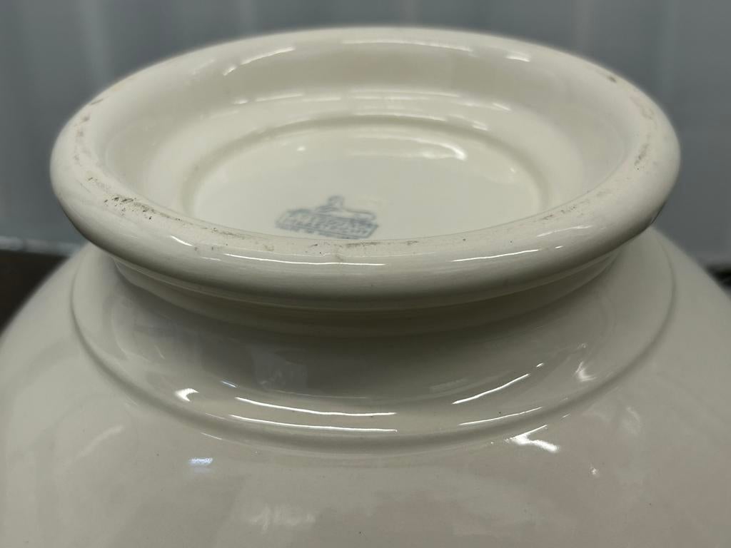 Antieke Boerenbont Kom - 22cm, Ophalen of Verzenden