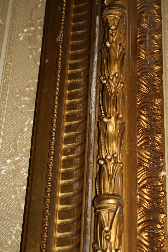 Antieke Monumentale vergulde schilderij lijst, Huis en Inrichting, Woonaccessoires | Lijsten, Minder dan 50 cm, Ophalen of Verzenden