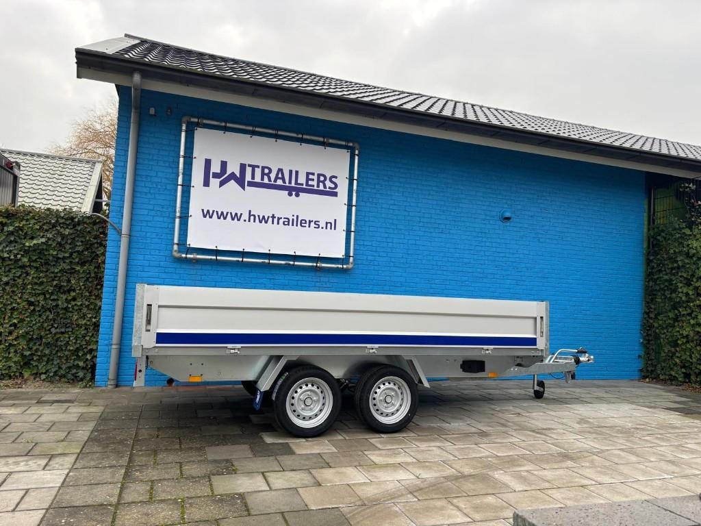 Nieuwe plateau aanhanger 330x180x40 gvw 3500 kg, Ophalen, Nieuw