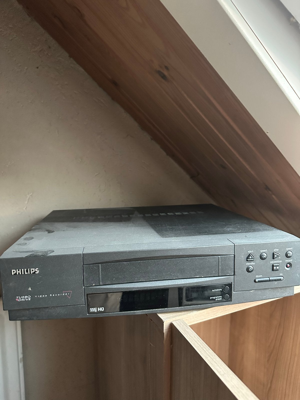 Philips Turbo Drive VHS Video Recorder, Audio, Tv en Foto, Ophalen, Gebruikt, VHS-speler of -recorder