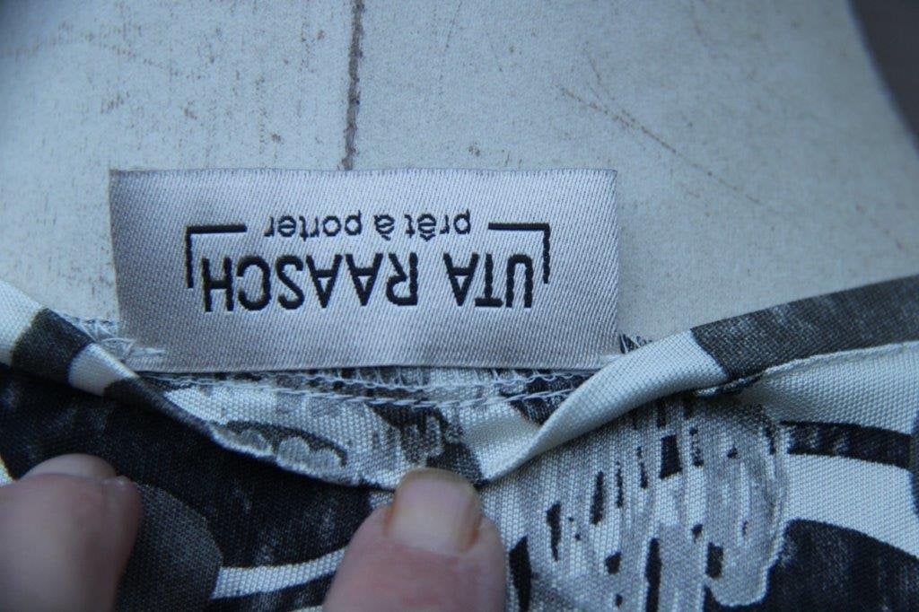 Wikkeljurk creme/ grijs/ zwart Uta Raasch mt L Vaste prijs, Kleding | Dames, Jurken, Uta Raasch, Zwart, Maat 42/44 (L), Ophalen of Verzenden