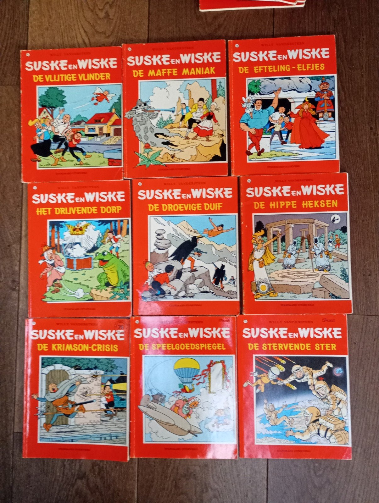 Suske en Wiske stripboeken - 9 delen, Meerdere stripboeken, Ophalen of Verzenden, Gelezen