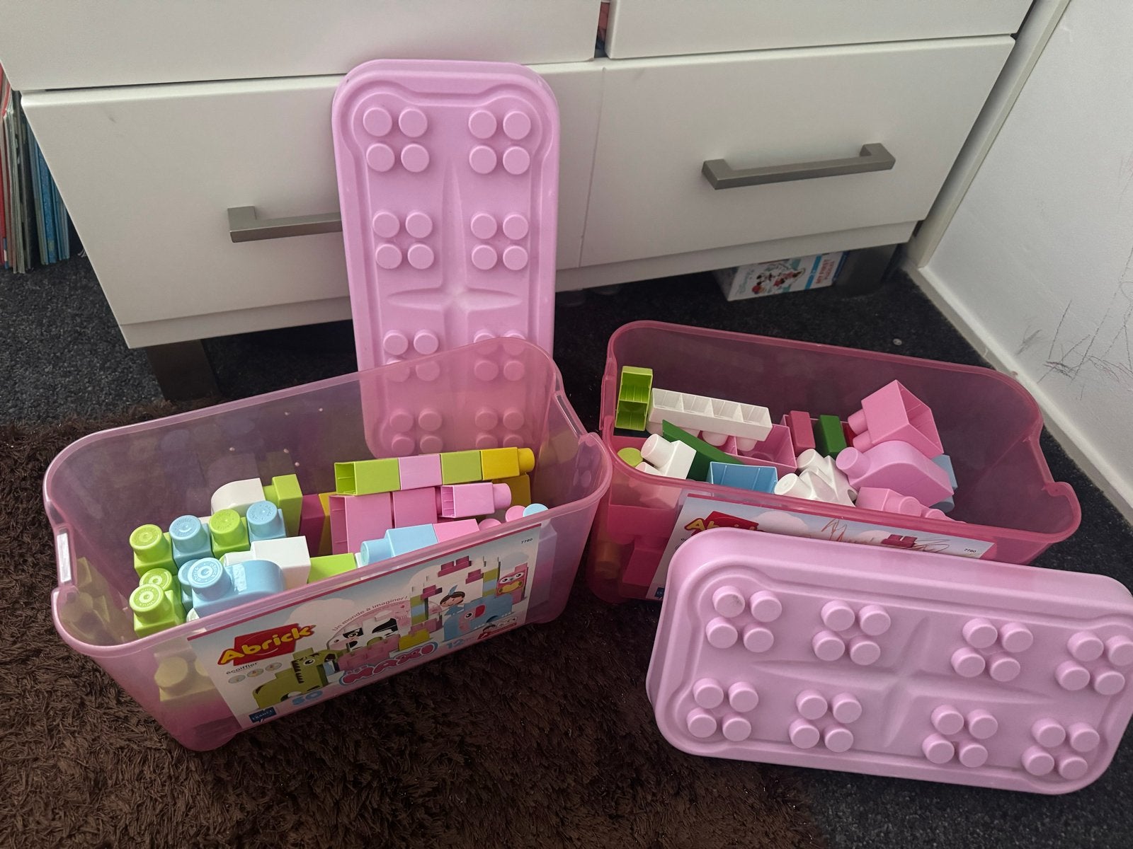 Grote blokken voor baby en peuter - Abrick Maxi, Ophalen, Gebruikt, Abrick