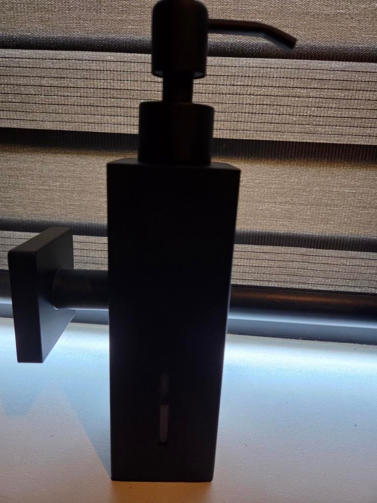Wand zeeppompje staal - Zwart, Ophalen of Verzenden, Nieuw, Zwart